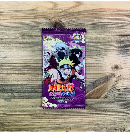 Коллекционные карточки Наруто Тир 2 Серия 6 (Naruto) 5 шт в бустере изображение 2
