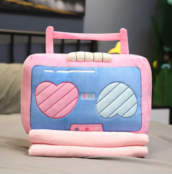 Плед-подушка Магнитофон