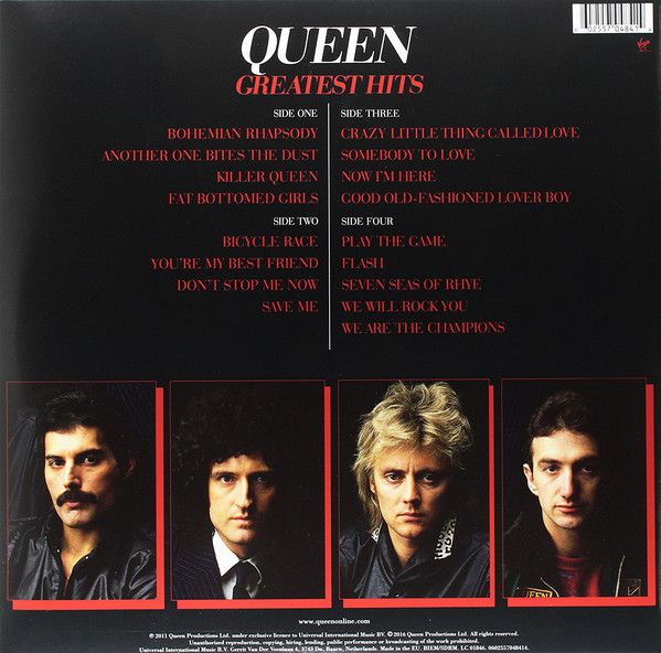 Виниловая пластинка Queen - Greatest Hits изображение 3