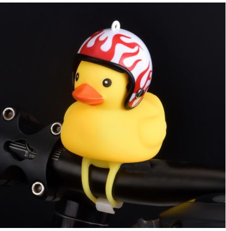 Уточка на руль в шлеме Пламя