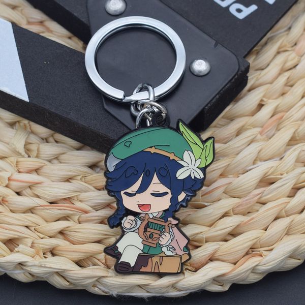 Брелок Геншин Импакт - Венти (Genshin Impact - Venti) 5х3 см металл