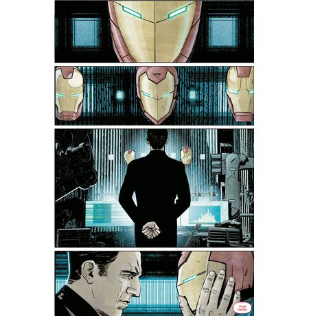 Бесславный Железный Человек. Обложка для Комиксшопов изображение 2