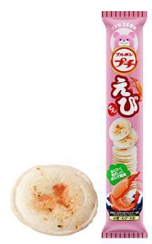 Крекеры Bourbon жаренные на гриле со вкусом креветки 36 гр Япония изображение 2