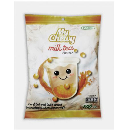 Конфеты My Chewy Milk со вкусом молочного чая, 360 гр (пакет)
