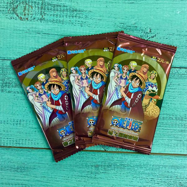 Коллекционные карточки One Piece Категория А+ Набор из 3 бустеров (Большой Куш)