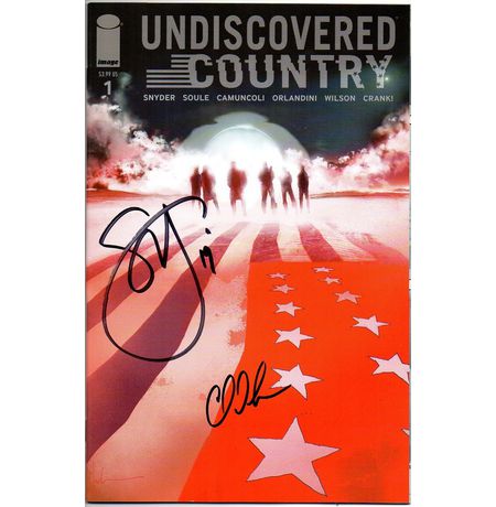 Undiscovered Country #1D с автографом Скотта Снайдера и Чарльза Соул