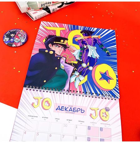Календарь Аниме 2023 со стикерами изображение 3