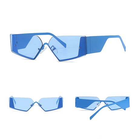 Очки Геометрия, голубые изображение 2