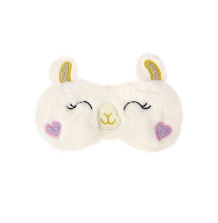 Маска для сна Альпака, с сердечками