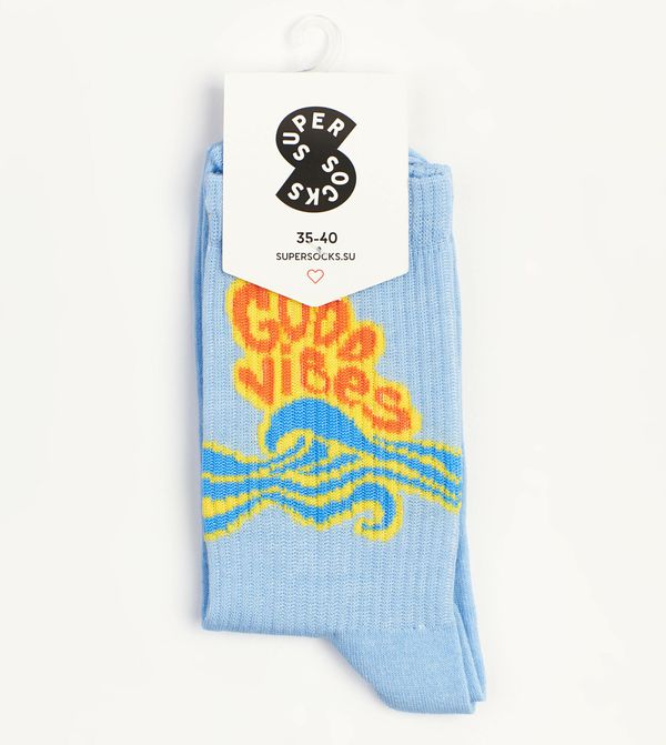 Носки SUPER SOCKS Good Vibes (размер 35-40)