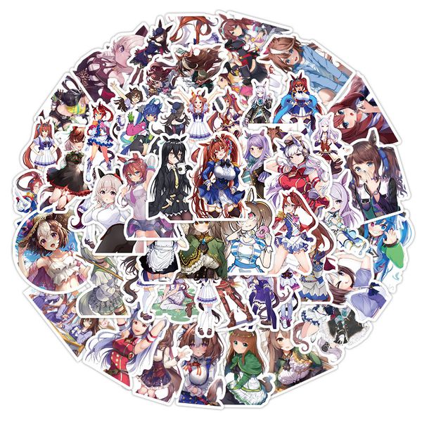 Стикеры Девушки-пони (Uma Musume: Pretty Derby), 50 шт изображение 2