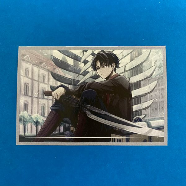 Наклейка на банковскую карту Атака на Титанов - Леви 2 (Attack On Titan - Levi) StickerStars