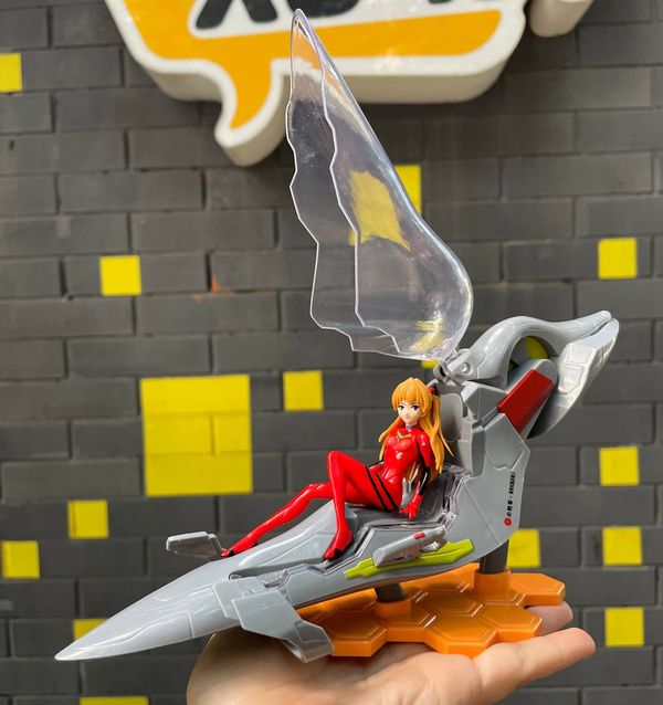 Фигурка Евангелион - Аска в кабине пилота (Pizza Hut x EVANGELION) 13 см лицензия изображение 2