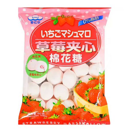 Зефир с клубничной начинкой EIWA 90 г