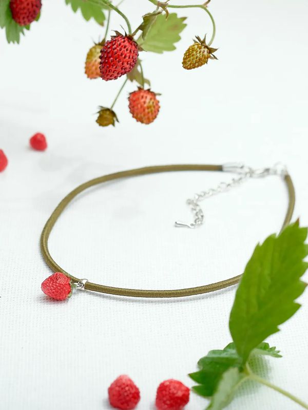 Кулон Земляника изображение 4