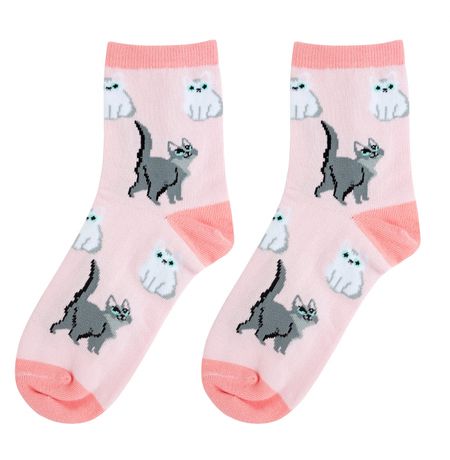 Носки Корги и котики, 4 пары изображение 4