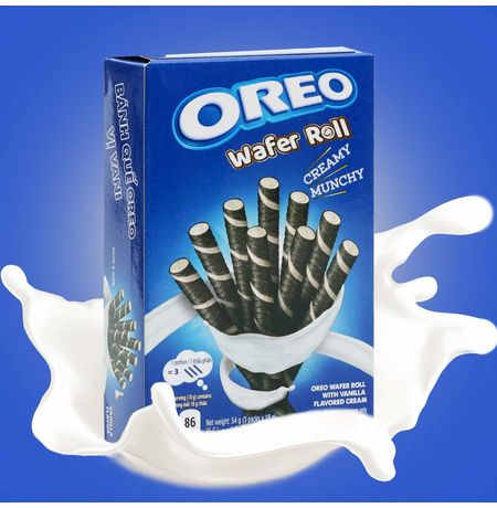 Трубочки Oreo Waffer Roll Vanilla