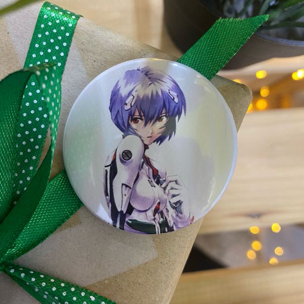 Значок Евангелион - Рей (Evangelion)