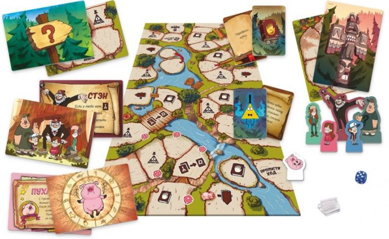 Настольная игра Гравити Фолз - Спасти Пухлю изображение 2