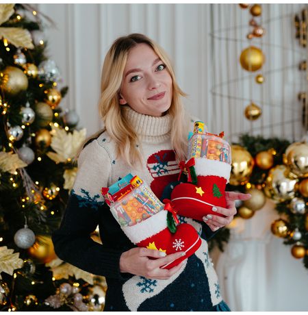 Сладости новогодние в сапожке №2 Pocky Chocolate изображение 6