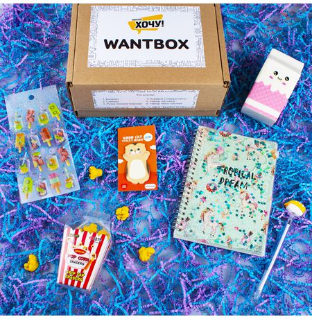 Коробка WANTBOX с канцелярией