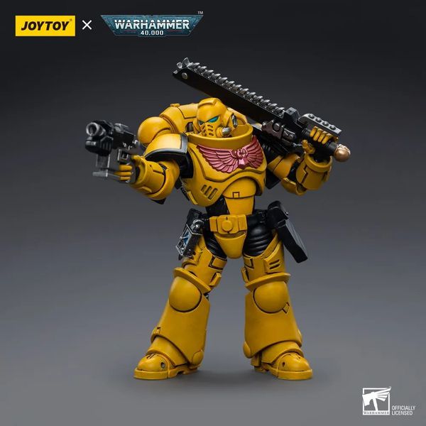 Фигурка Warhammer 40000 - Имперский Кулак Заступник (Imperial Fists Intercessors JOYTOY) 1:18