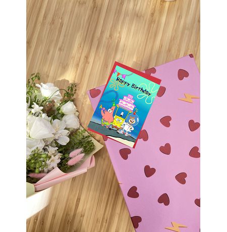 Открытка Спанч Боб - Happy Birthday изображение 2