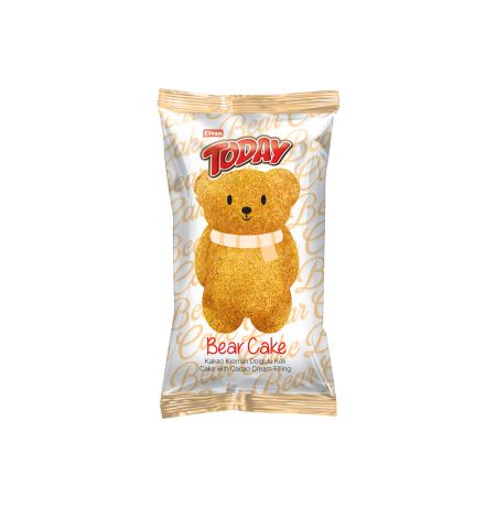 Бисквит молочный Today Мишка с какао начинкой 45гр