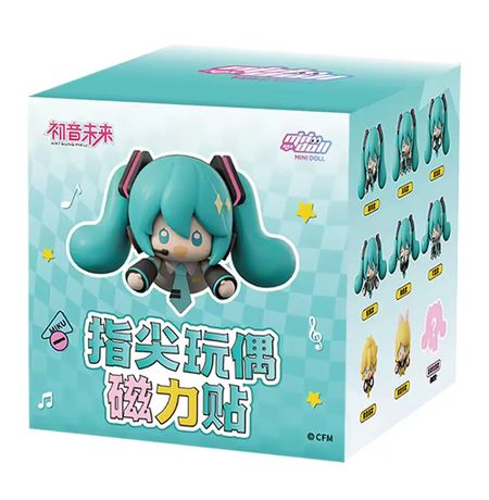 Случайная фигурка-магнит Хатсуне Мику (MINIDOLL Hatsune Miku Fingertip Magnetic) Лицензия 5 см изображение 2