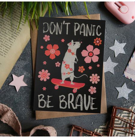 Открытка Be Brave