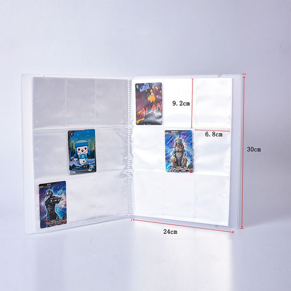 Альбом для коллекционных карточек Прозрачный, биндер - 756 слотов