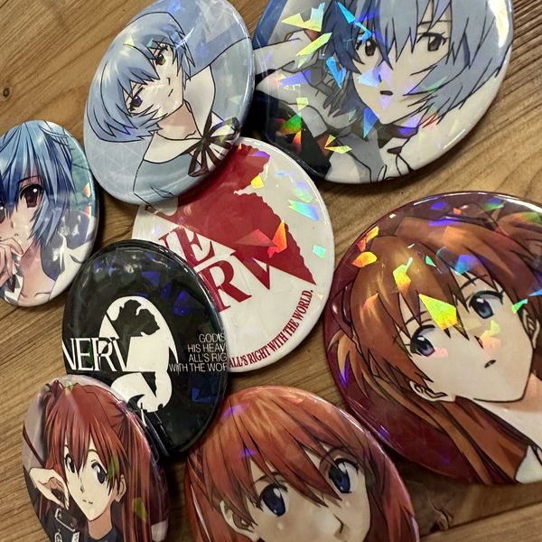 Значок Евангелион (Evangelion) #5 6 см в ассортименте изображение 2