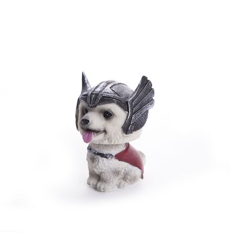 Статуэтка собака с качающейся головой Тор (Thor Marvel)