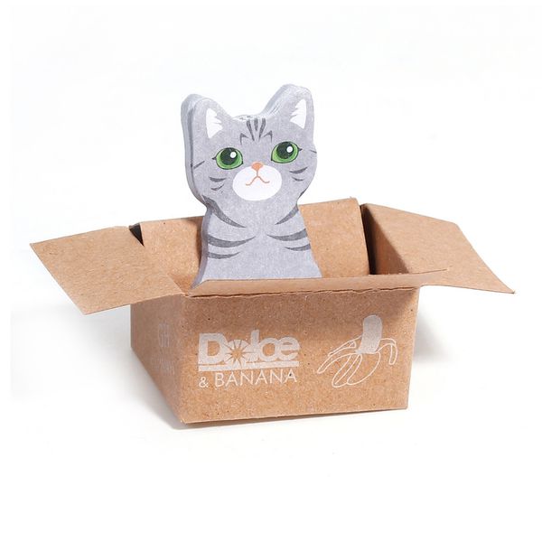 Клейкие стикеры Котики в коробочках Kitty House-it изображение 4