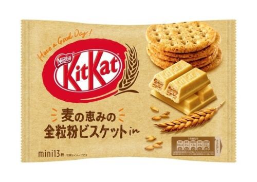 Японский KitKat со злаками, ограниченная серия 130 гр