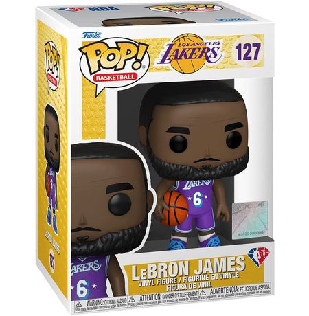 Фигурка Funko POP! Леброн Джеймс (NBA Lakers LeBron James City Edition 2021) изображение 2