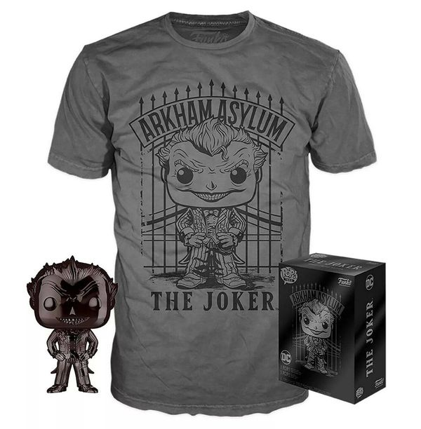 Набор фигурка Funko POP! и футболка Джокер - Бэтмен (Joker - Batman) Exclusive