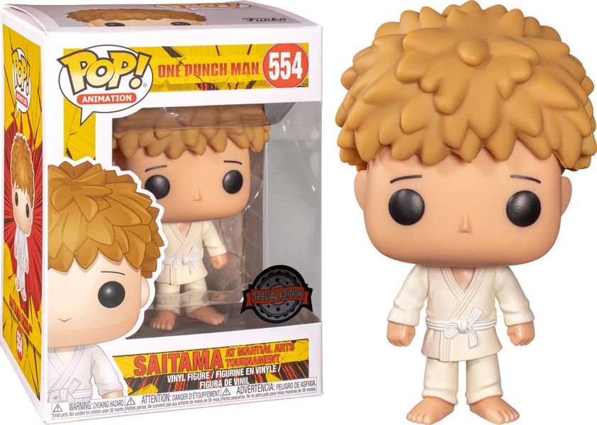 Фигурка Funko POP! Сайтама со съемными волосами (Saitama - One Punch Man)