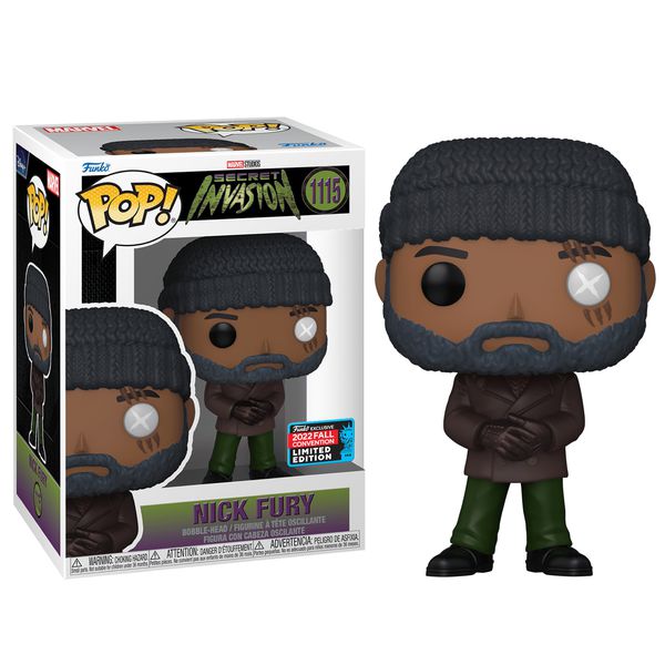 Фигурка Funko POP! Секретное Вторжение - Ник Фьюри Эксклюзив (Nick Fury NYCC 2022 Exclusive)