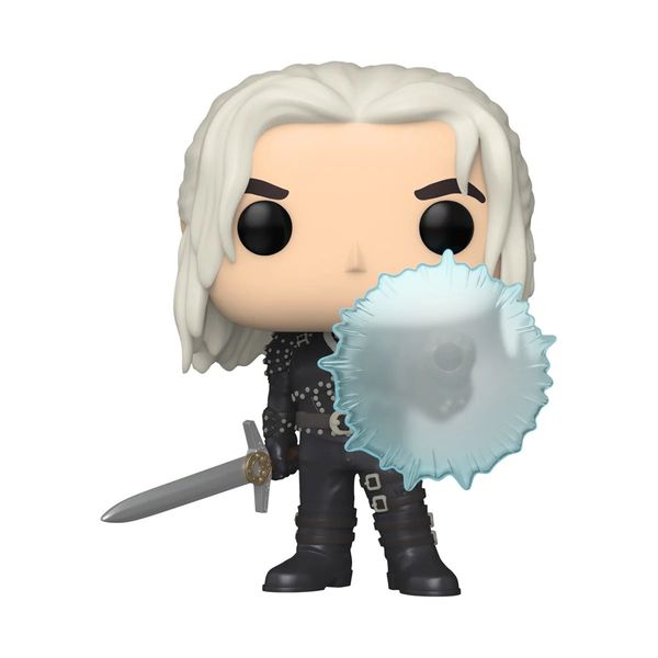Фигурка Funko POP! Ведьмак Геральт с щитом, Сериал (Witcher Geralt with shield, Netflix) изображение 2
