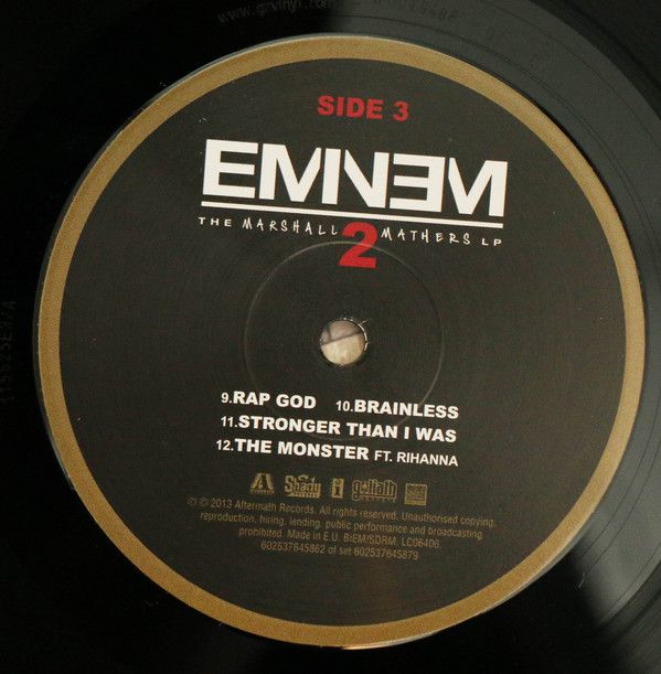 Виниловая пластинка Eminem – The Marshall Mathers LP 2 изображение 4