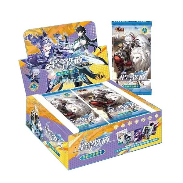 Коллекционные карточки Honkai:Star Rail Тир 2, 8 штук в бустере (Бустер с Цзин Юанем)