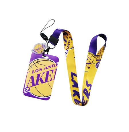 Картхолдер Лейкерс Лого Lakers, пластик 11х6,8 см, 48 см