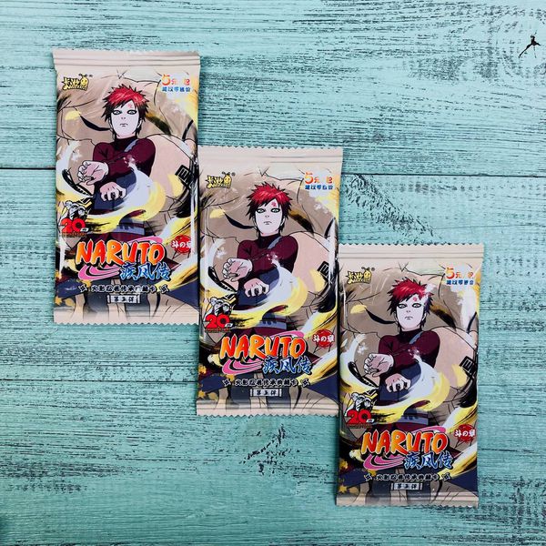 Коллекционные карточки Наруто Серия 5 Тир 3 (Naruto) Набор из 3 бустеров изображение 2