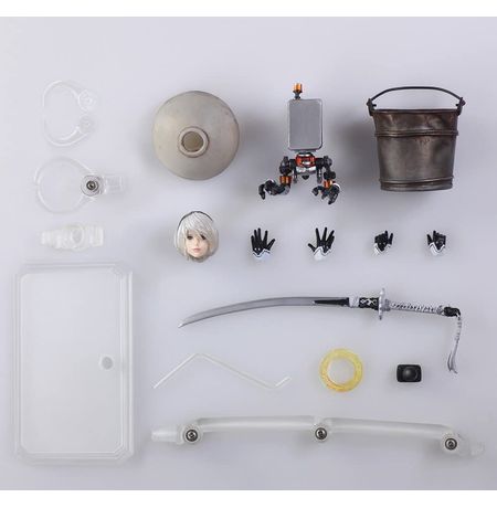 Фигурка NieR Automata 2B & Machine Lifeform Type B Square Enix 15 см изображение 5