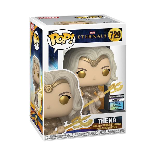 Фигурка Funko POP! Вечные - Тена Эксклюзив с коллекционной карточкой (Eternals - Thena Exсlusive) изображение 2