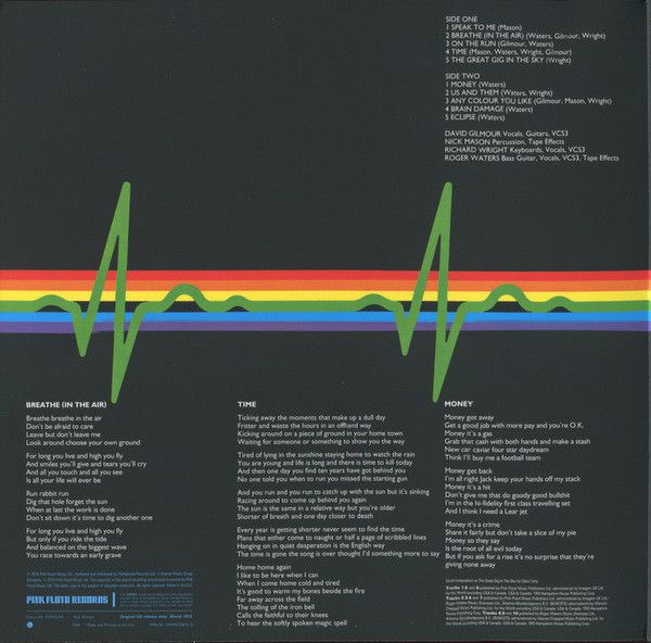 Виниловая пластинка Pink Floyd – The Dark Side Of The Moon изображение 2