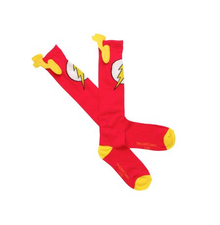 Носки Флэш с молниями (The Flash)