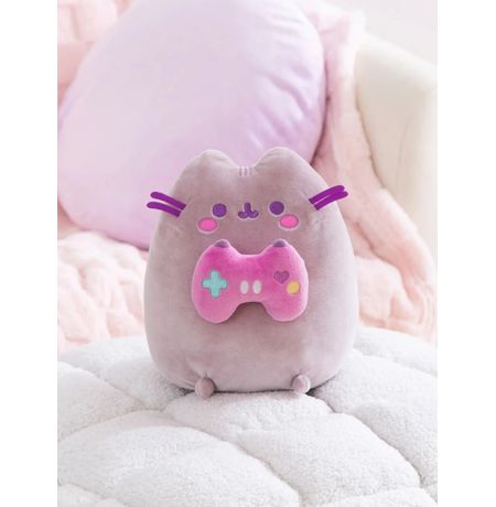 Мягкая игрушка Кот Пушин Геймер с джойстиком (Pusheen Cat) 18 см