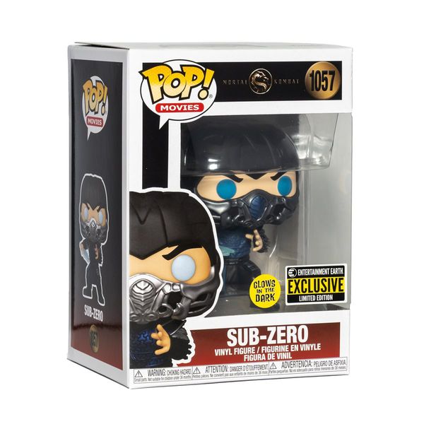 Фигурка Funko POP! Mortal Kombat - Саб-Зиро Эксклюзив, светится в темноте (Sub-Zero Exclusive) изображение 3